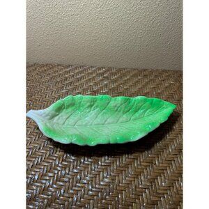 Leaf-Shaped Grimwades Royal Winton Ivory England Ceramic Dish